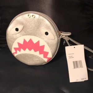 Betsy Johnson shark wristlet!! (Coin purse)